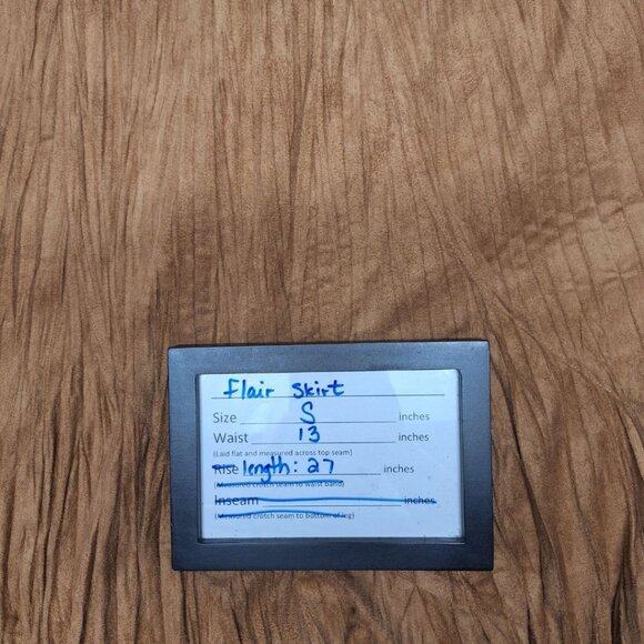 Flair Skirt Faux Suade‎ Cowgirl Native Country Ruffle Asymmetrical Womens Small - Picture 5 of 8